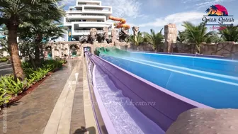 Would You Try This DANGEROUS Water Slide at Dubai Aquaventure Water Park? Blackout Waterslide #10