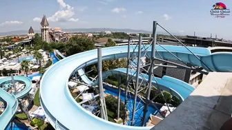 ♥️♥️DARE TO TRY?! Uphill Water Slide at Europe's BIGGEST Water Park - Aquapark Nessebar in Bulgaria #2