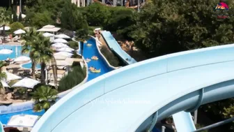 ♥️♥️DARE TO TRY?! Uphill Water Slide at Europe's BIGGEST Water Park - Aquapark Nessebar in Bulgaria #3