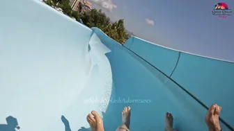 ♥️♥️DARE TO TRY?! Uphill Water Slide at Europe's BIGGEST Water Park - Aquapark Nessebar in Bulgaria #5