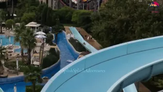 ♥️♥️DARE TO TRY?! Uphill Water Slide at Europe's BIGGEST Water Park - Aquapark Nessebar in Bulgaria #8