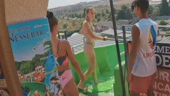 DARE TO TRY? Kamikaze Water Slide at Aquapark Nessebar in Bulgaria, near Sunny Beach #1