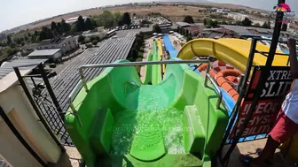 DARE TO TRY? Kamikaze Water Slide at Aquapark Nessebar in Bulgaria, near Sunny Beach #7