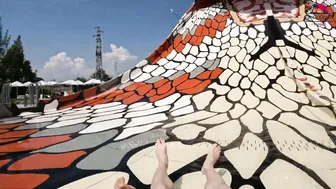 DARE TO TRY? King Cobra Water Slide at Aquapark Nessebar in Bulgaria, near Sunny Beach #8