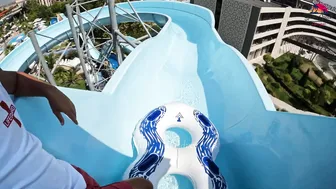 DARE TO TRY? Uphill Water Slide at Aquapark Nessebar in Bulgaria, near Sunny Beach №2 #5