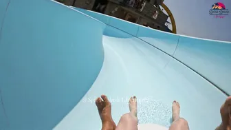 DARE TO TRY? Uphill Water Slide at Aquapark Nessebar in Bulgaria, near Sunny Beach №2 #7