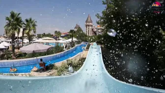 DARE TO TRY? Uphill Water Slide at Aquapark Nessebar in Bulgaria, near Sunny Beach №2 #8