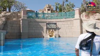 Freefall Waterslide at Atlantis Aquaventure Water Park Dubai #10