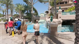 The LONGEST Water Slide in the WORLD at Aquaventure Water Park in Dubai #7