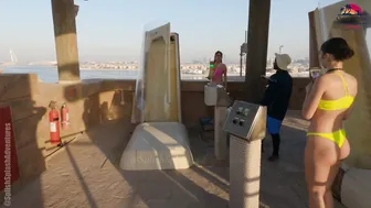 TRAPDOOR Free Fall Water Slide at Aquaventure Water Park in Dubai #2