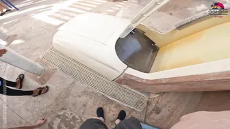 TRAPDOOR Free Fall Water Slide at Aquaventure Water Park in Dubai #7