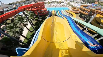 The Lightning Water Slide at Europe's Biggest Aquapark Nessebar #4