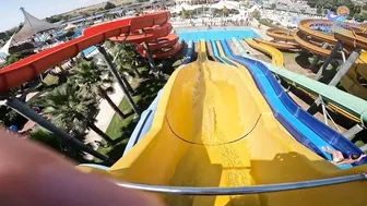 The Lightning Water Slide at Europe's Biggest Aquapark Nessebar #5