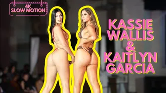 Kassie Wallis & Kaitlyn Garcia In Slow Motion / Art Basel Miami / Fusion Fashion Show