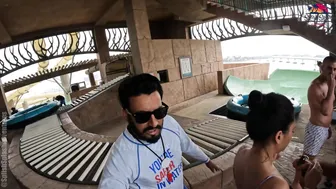 EXTREME Family Water Slide at Aquaventure Water Park in Dubai #2