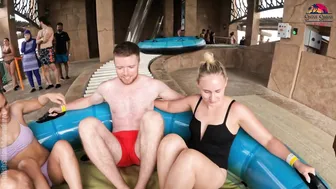 EXTREME Family Water Slide at Aquaventure Water Park in Dubai #5