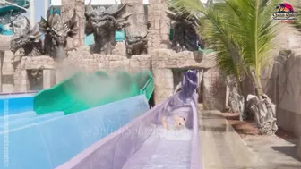 ♥️♥️♥️♥️ Would You Try This FREE FALL Water Slide? Aquaventure Water Park in Dubai №2 #10