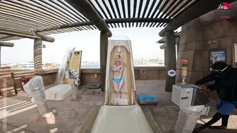 ♥️♥️ Would YOU TRY TRAPDOOR Water Slide at BIGGEST Water Park Aquaventure in Dubai? №2 #4