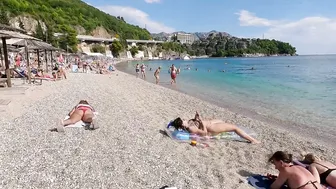 MONTENEGRO 4K♥️♥️Walking on an Montenegrin Beach in Budva and Looking for Trendy Beach Bikinis 4K60 #5