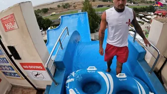 Would you DARE TO TRY? TSUNAMI Water Slide at Aquapark Nessebar in Bulgaria #4