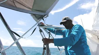 First Time Wiggin it ⛵♥️♥️ and Dropping Her Top ;) Sailing and Fun - Adventures in the Florida Keys #9