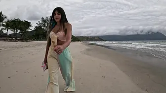 BRAZILIAN GIRL (CAMPING OUTDOORS) Relaxing in NATURE #6