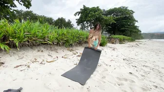 BRAZILIAN GIRL (CAMPING OUTDOORS) Relaxing in NATURE #9