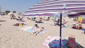 BEACH BIKINI 4K♥️♥️Italy, Cattolica near Rimini, Summer Day with Bikini Beach Walk 4K60 #3