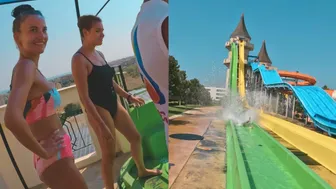 DARE TO TRY? KAMIKAZE Water Slide at Aquapark Nessebar in Bulgaria, near Sunny Beach №2