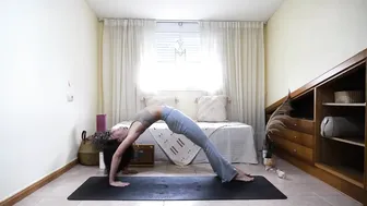 Full Moon Inner Harmony: Energize Your Day with Home Yoga ♥️♥️with Banana Yoga #3