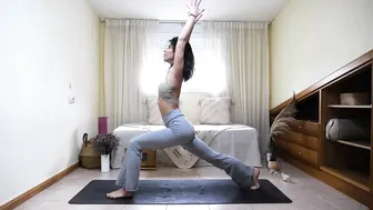 Full Moon Inner Harmony: Energize Your Day with Home Yoga ♥️♥️with Banana Yoga #8