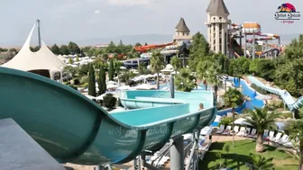 ♥️♥️DARE TO TRY?! Spiral Water Slide at Europe's BIGGEST Water Park - Aquapark Nessebar in Bulgaria №3 #9