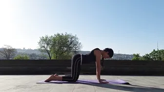 Exercise under the shade of bamboo trees, comfortable in cool weather #10