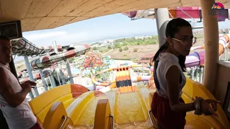 Water Slides at The LARGEST Water Park in EUROPE Aquapark Nessebar, Bulgaria #10