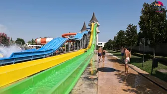 Water Slides at The LARGEST Water Park in EUROPE Aquapark Nessebar, Bulgaria #2