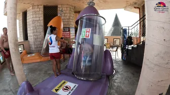 LOOPING ROCKET Water Slide at Aquapark Nessebar, Bulgaria | THE BIGGEST Water Park in Europe #4