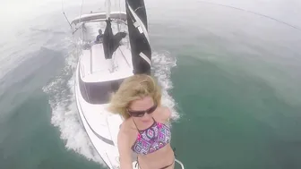 Bimini Down - Bottoms Up! Sailing, sandbar chill'in and swimming with SHARKS! (Sailing and Fun) #10