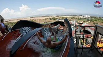 KING COBRA Water Slide at Aquapark Nessebar, Bulgaria | THE BIGGEST Water Park in Europe #7