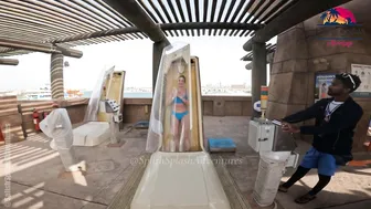 TRAPDOOR Water Slide at Aquaventure Atlantis Water Park in Dubai #3