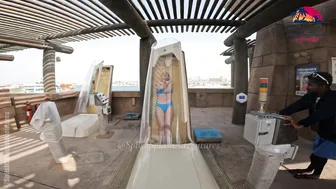 TRAPDOOR Water Slide at Aquaventure Atlantis Water Park in Dubai #4