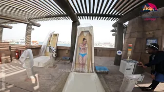 TRAPDOOR Water Slide at Aquaventure Atlantis Water Park in Dubai #5