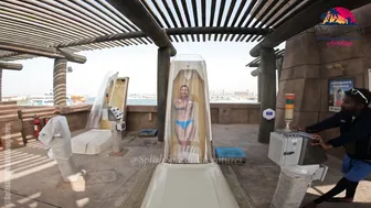 TRAPDOOR Water Slide at Aquaventure Atlantis Water Park in Dubai #6