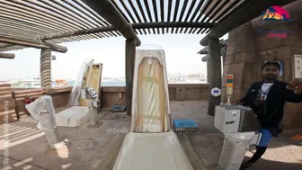 TRAPDOOR Water Slide at Aquaventure Atlantis Water Park in Dubai #8