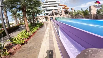 ♥️♥️ Would YOU TRY This Water Slide at BIGGEST Water Park Aquaventure in Dubai? №6 #9