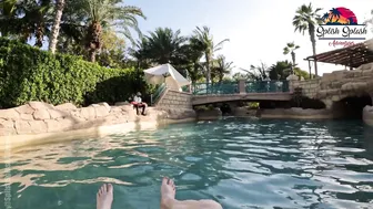 The Stinger Water Slide in World LARGEST Water Park Dubai's Aquaventure #5