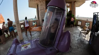 DARE TO TRY? Kamikaze Water Slide at Aquapark Nessebar in Bulgaria, near Sunny Beach №2 #6