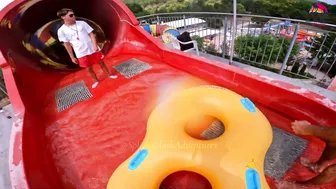 Unforgettable Adventure: Conquer the TORNADO Water Slide at Aquapark Aquamania #4