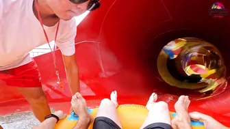 Unforgettable Adventure: Conquer the TORNADO Water Slide at Aquapark Aquamania #5