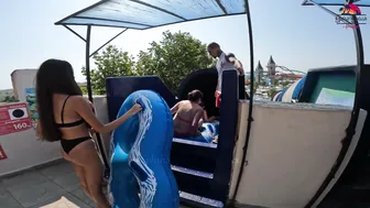 DARE TO TRY? BLACK HOLE Water Slide at Aquapark Nessebar in Bulgaria #5