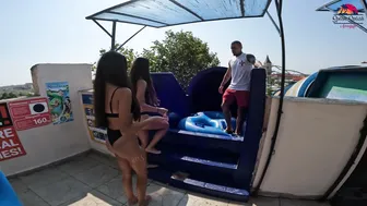 DARE TO TRY? BLACK HOLE Water Slide at Aquapark Nessebar in Bulgaria #6